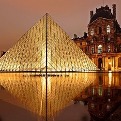 Louvre Museum in Paris, France